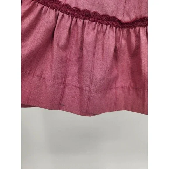 Vintage Gunne Sax Empire Waist Maxi Dress Lace Angel Sleeves Size 7 - Picture 7 of 7